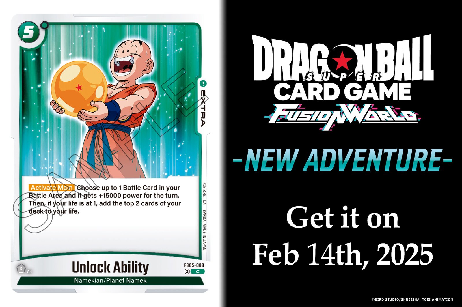 🐉 Nueva Extra Card Verde: Unlock Ability | Dragon Ball Fusion World FB05 New Adventure