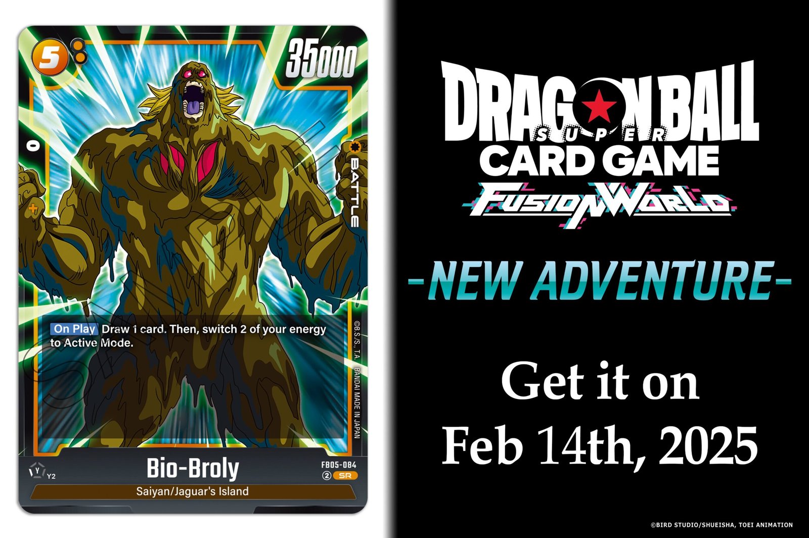 🐉 Nueva Carta: Bio-Broly | Dragon Ball Fusion World FB05 New Adventure 🐉